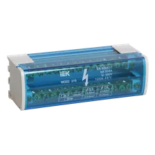 Шины на DIN-рейку (кросс-модуль) ШНК 2х15 L+PEN IEK YND10-2-15-125