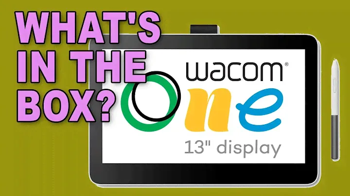 What's in the Box? Wacom One Pen Display 13 Touch 2023