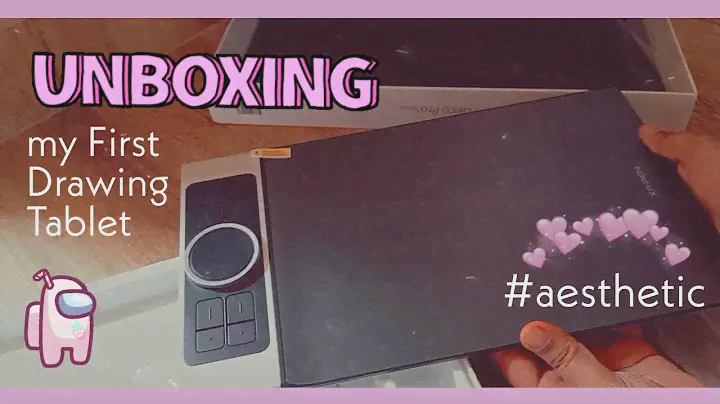 Unboxing My First EVER Drawing Tablet | XP-Pen Deco Pro S | #aesthetic | #unboxing | #digitalart