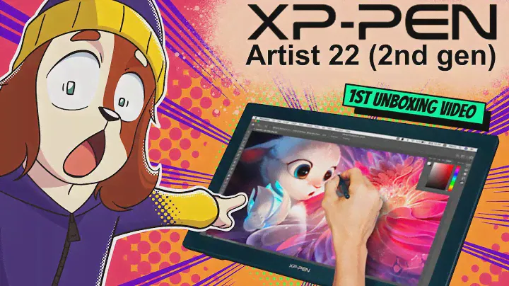 🎁 My Avatar's FIRST Unboxing Experience - XP-PEN Artist 22 (2nd GEN) REVEALED! #digitalart