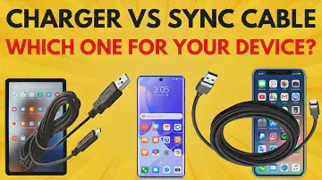 Understanding phone USB cables types, charger vs data transfer cable