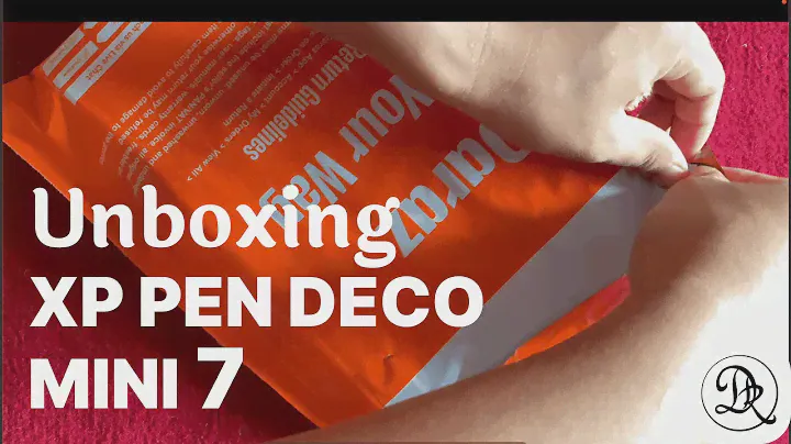 Unboxing XP PEN DECO MINI 7 | Full Unboxing Video 📦 🌧️ 🌊