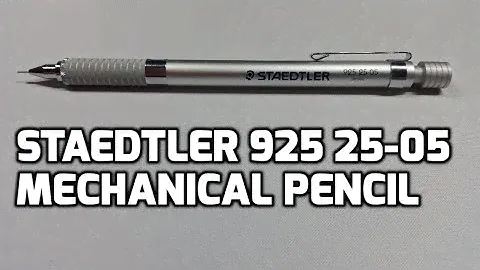 Staedtler 925 25-05 0.5mm Mechanical Pencil Unboxing and Review