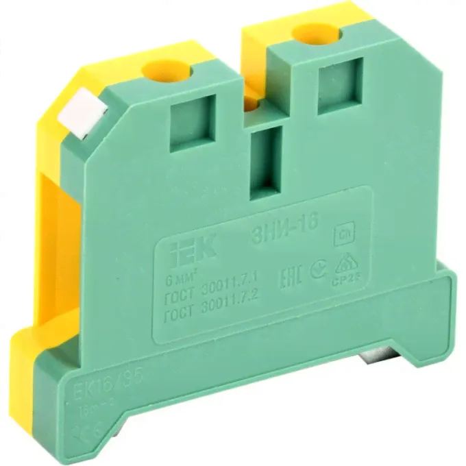 Зажим наборный IEK ЗНИ-16PEN 16мм2 (JXB-земля) - YZN20-016-K52
