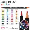 Маркер-кисть Tombow ABT Dual Brush Pen, 2 пера (кисть и тонкое), поштучно