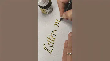 Letters Makers Italic Calligraphy by FrakOne