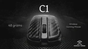 C1 | Carbon Fiber Wireless Gaming Mouse [48g]