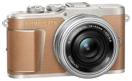 Фотоаппарат Olympus Pen E-PL9 Kit коричневый M.Zuiko Digital ED 14‑42mm F3.5‑5.6 EZ Pancake