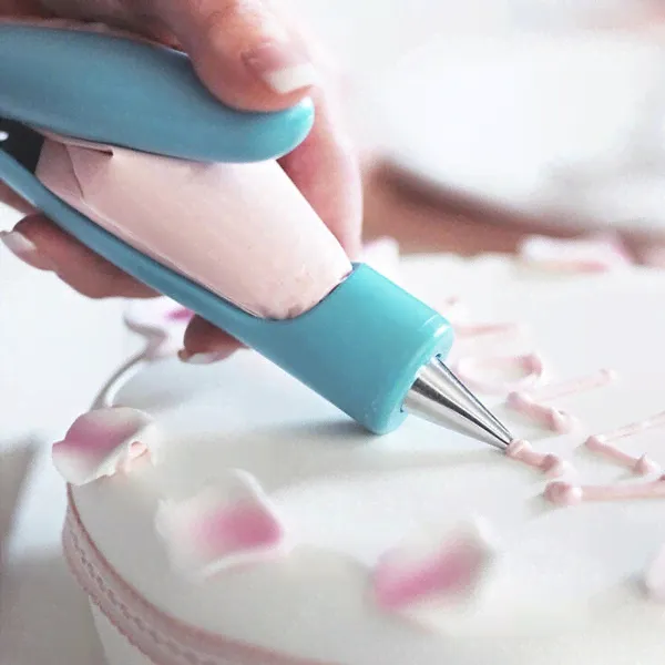 E-Z Deco Icing Pen Nozzle Manual Crowded Cream Cake Piping-0