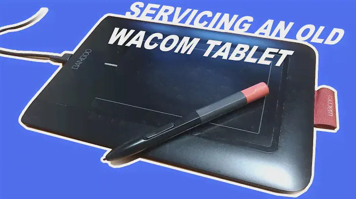 Servicing an old wacom Bamboo tablet