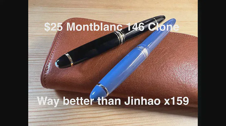 This $25 Montblanc 146 clone is way better than the X159! Moonman P136 pen review with #6 Jowo nib