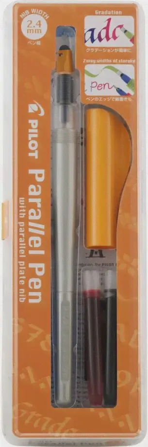 Ручка перьевая для каллиграфии "Parallel Pen", 2,4 мм, 2 картриджа-0